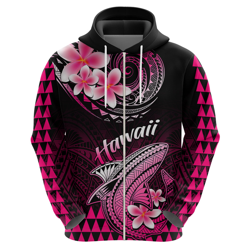 Hawaii Hoodie Polynesian Shark with Kakau Pink Version LT01 - Polynesian Pride