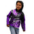 Hawaii Kid Hoodie Polynesian Shark with Kakau Purple Version LT01 - Polynesian Pride