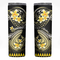 Hawaii Skinny Tumbler Polynesian Shark with Kakau Yellow Version