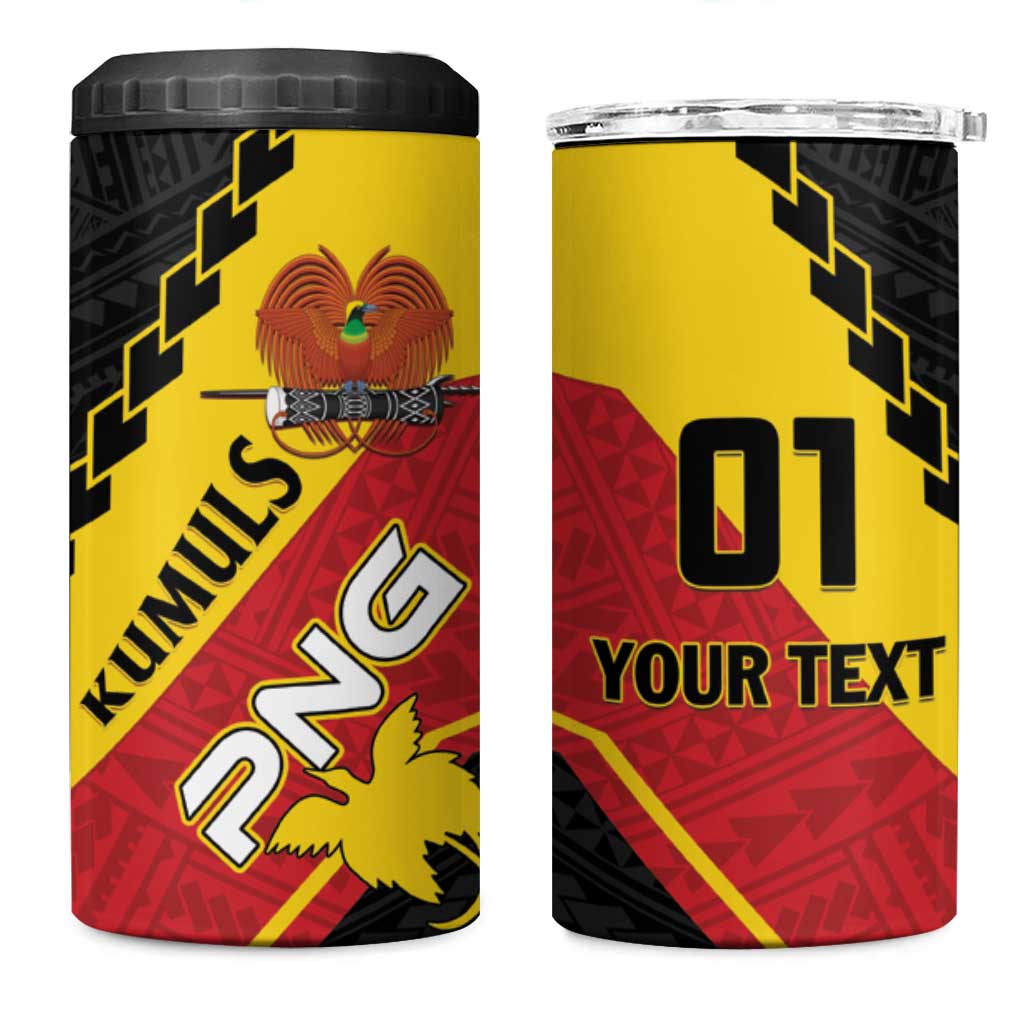 Custom PNG Rugby 4 in 1 Can Cooler Tumbler The Kumuls Are On A Roll