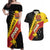 Custom PNG Couples Matching Off Shoulder Maxi Dress and Hawaiian Shirt The Kumuls Are On A Roll