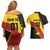 Custom PNG Couples Matching Off Shoulder Short Dress and Hawaiian Shirt The Kumuls Are On A Roll