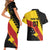 Custom PNG Couples Matching Short Sleeve Bodycon Dress and Hawaiian Shirt The Kumuls Are On A Roll