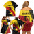 Custom PNG Family Matching Off Shoulder Short Dress and Hawaiian Shirt The Kumuls Are On A Roll