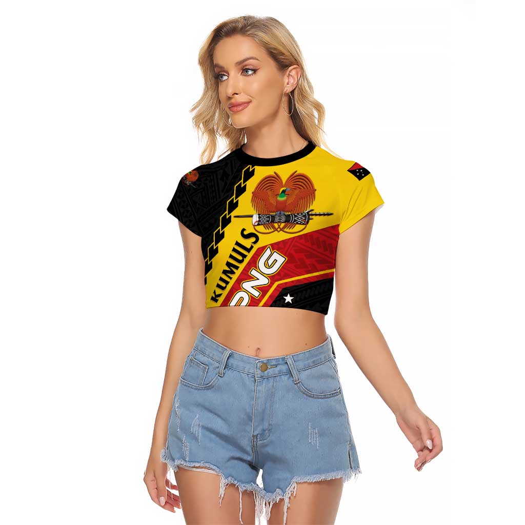 Custom PNG Raglan Cropped T Shirt The Kumuls Are On A Roll