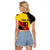 Custom PNG Raglan Cropped T Shirt The Kumuls Are On A Roll