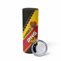 Custom PNG Rugby Skinny Tumbler The Kumuls Are On A Roll LT01 - Polynesian Pride