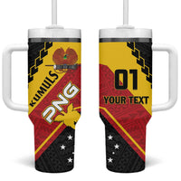 Custom PNG Rugby Tumbler With Handle The Kumuls Are On A Roll LT01 One Size: 40 oz Black - Polynesian Pride