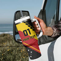 Custom PNG Rugby Tumbler With Handle The Kumuls Are On A Roll LT01 - Polynesian Pride