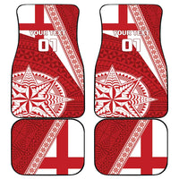 Tonga Rugby Mate Maa Car Mats Ngatu Pattern