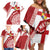 Custom Tonga Rugby Mate Maa Family Matching Off Shoulder Short Dress and Hawaiian Shirt Ngatu Pattern