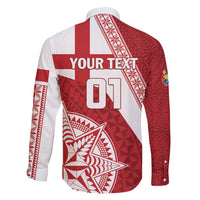 Custom Tonga Rugby Mate Maa Family Matching Puletasi and Hawaiian Shirt Ngatu Pattern LT01 - Polynesian Pride