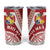 Tonga Rugby Mate Maa Tumbler Cup Ngatu Pattern