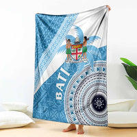 Fiji Rugby Bati Blanket Tapa Pattern