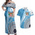 Custom Fiji Rugby Bati Couples Matching Off Shoulder Maxi Dress and Hawaiian Shirt Tapa Pattern