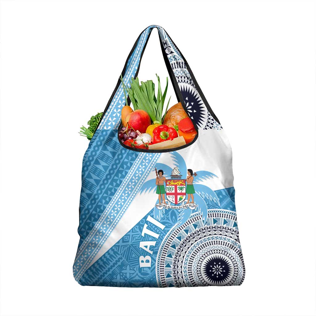 Fiji Rugby Bati Grocery Bag Tapa Pattern