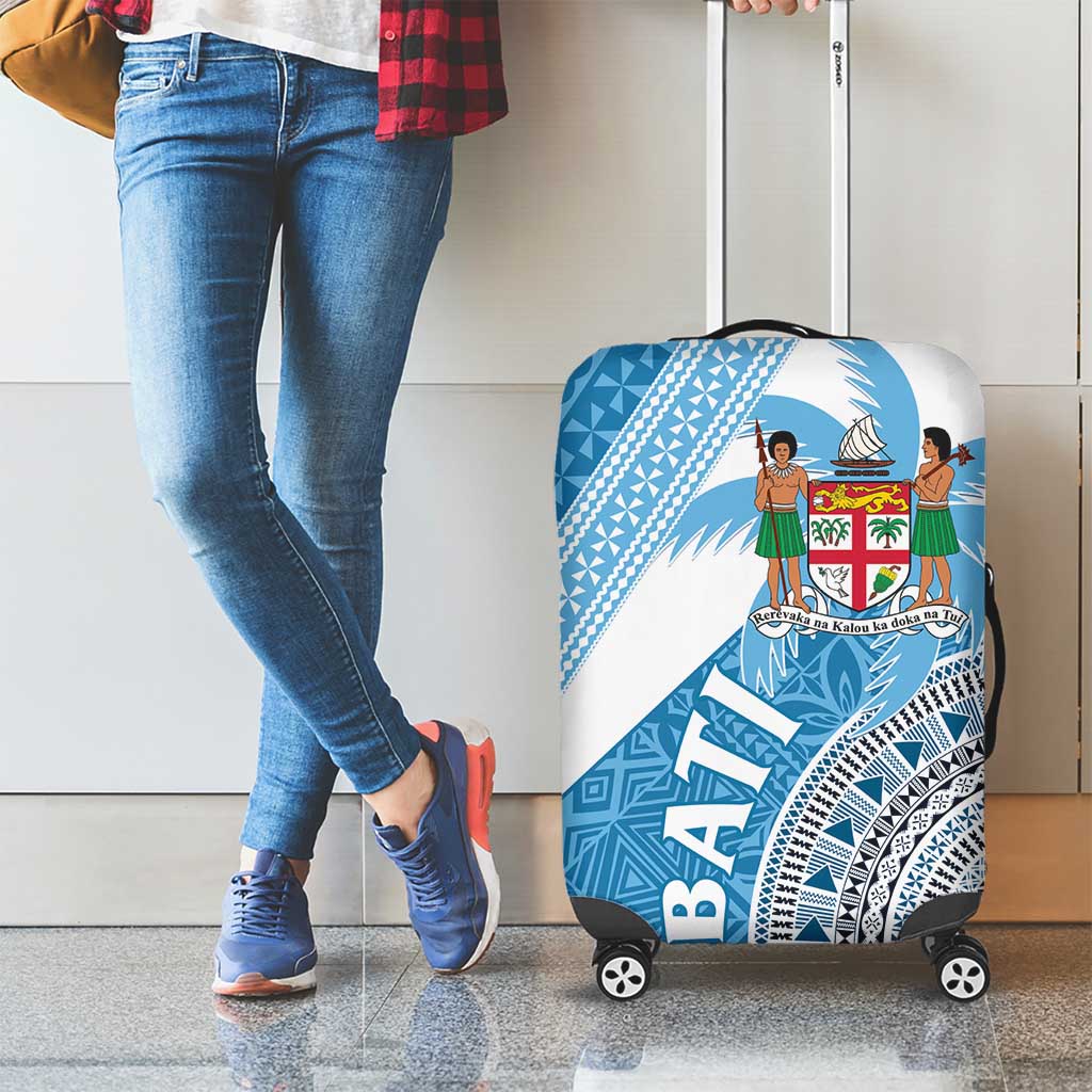 Fiji Rugby Bati Luggage Cover Tapa Pattern LT01 - Polynesian Pride