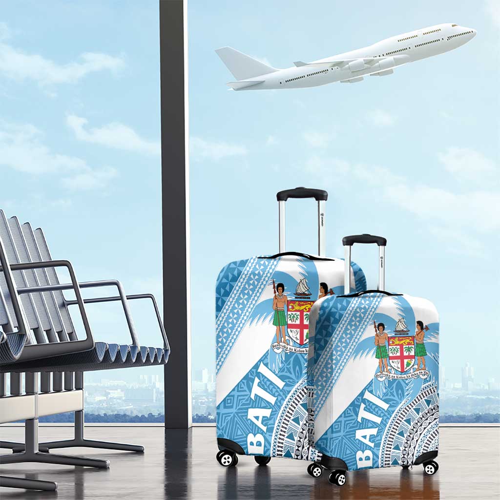 Fiji Rugby Bati Luggage Cover Tapa Pattern LT01 - Polynesian Pride