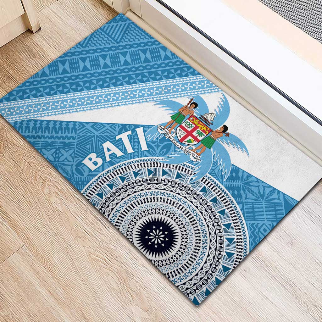 Fiji Rugby Bati Rubber Doormat Tapa Pattern