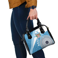 Fiji Rugby Bati Shoulder Handbag Tapa Pattern LT01 - Polynesian Pride
