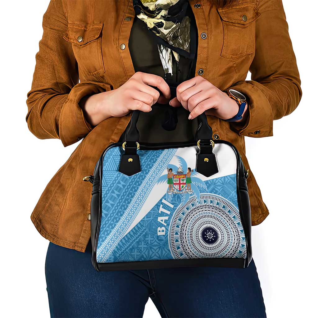 Fiji Rugby Bati Shoulder Handbag Tapa Pattern LT01 - Polynesian Pride
