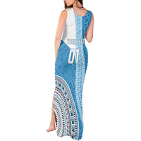 Custom Fiji Rugby Bati Tank Maxi Dress Tapa Pattern LT01 - Polynesian Pride
