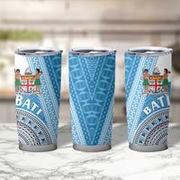 Fiji Rugby Bati Tumbler Cup Tapa Pattern