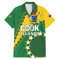 Custom Cook Islands Rugby Kukis Family Matching Mermaid Dress and Hawaiian Shirt Circle Stars