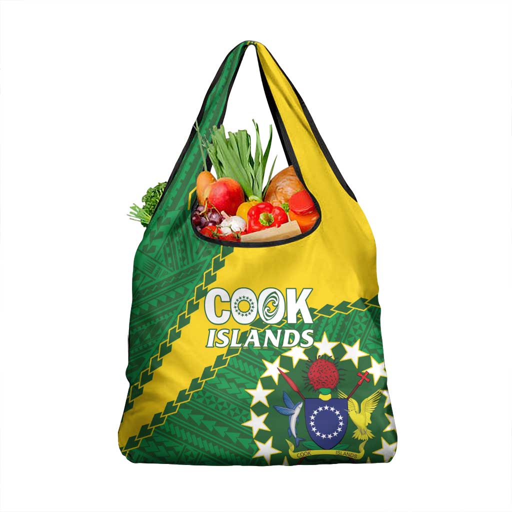 Cook Islands Rugby Kukis Grocery Bag Circle Stars