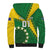 Custom Cook Islands Rugby Kukis Sherpa Hoodie Circle Stars