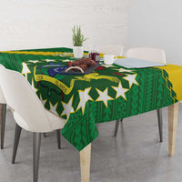 Cook Islands Rugby Kukis Tablecloth Circle Stars LT01 - Polynesian Pride