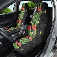 Hawaiian Hibiscus Plumeria Car Seat Cover Tropical Leaves LT01 - Polynesian Pride