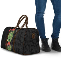 Hawaiian Hibiscus Plumeria Travel Bag Tropical Leaves LT01 - Polynesian Pride