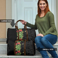Hawaiian Hibiscus Plumeria Travel Bag Tropical Leaves LT01 - Polynesian Pride