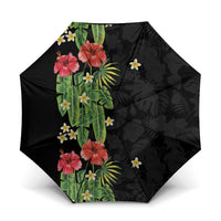 Hawaiian Hibiscus Plumeria Umbrella Tropical Leaves