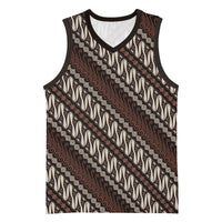 Yogyakarta Parang Batik Motifs Basketball Jersey Indonesian Traditional Pattern