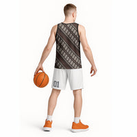 Yogyakarta Parang Batik Motifs Basketball Jersey Indonesian Traditional Pattern