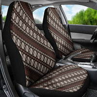 Yogyakarta Parang Batik Motifs Car Seat Cover Indonesian Traditional Pattern