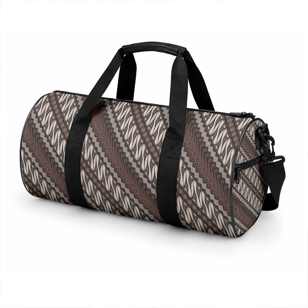 Yogyakarta Parang Batik Motifs Duffle Bag Indonesian Traditional Pattern LT01 - Polynesian Pride
