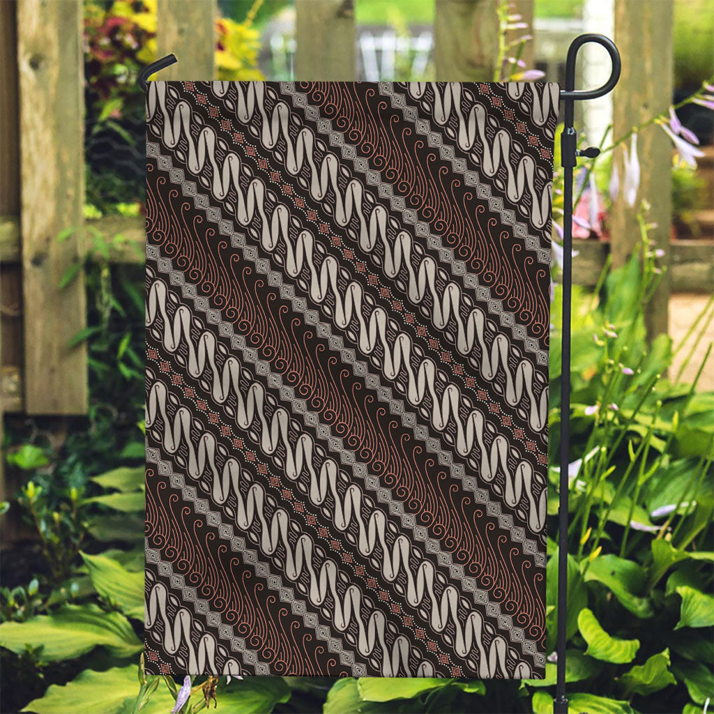 Yogyakarta Parang Batik Motifs Garden Flag Indonesian Traditional Pattern