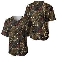 Batik Sekar Jagad Baseball Jersey Indonesian Traditional Pattern