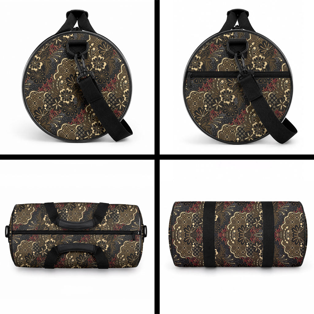 Batik Sekar Jagad Duffle Bag Indonesian Traditional Pattern