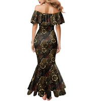 Batik Sekar Jagad Family Matching Mermaid Dress and Hawaiian Shirt Indonesian Traditional Pattern LT01 - Polynesian Pride