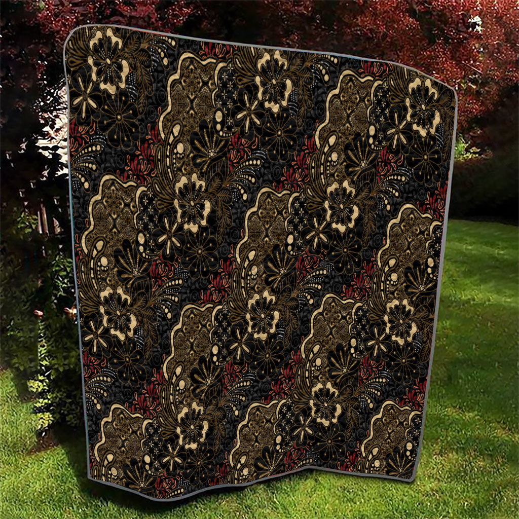 Batik Sekar Jagad Quilt Indonesian Traditional Pattern