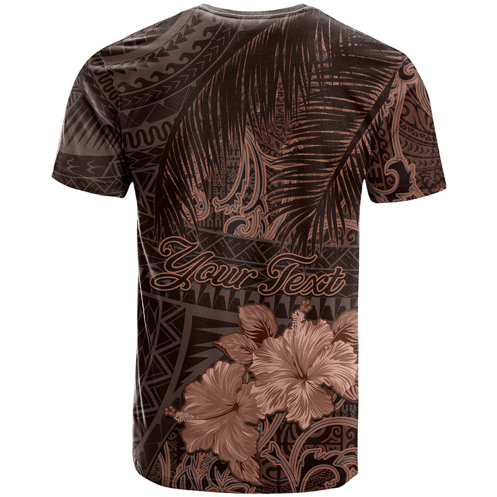 Bula Fiji Masi T Shirt Fijian Tapa Vintage Dark Brown Version LT01 - Polynesian Pride