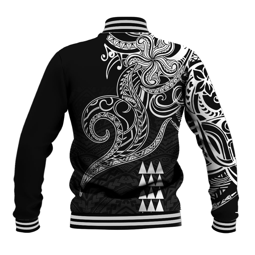 Hawaii Valentine Baseball Jacket Kakau Polynesian Heart LT01 - Polynesian Pride
