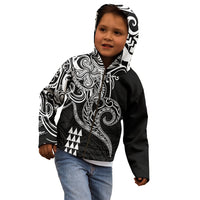 Hawaii Valentine Kid Hoodie Kakau Polynesian Heart LT01 - Polynesian Pride