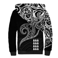 Hawaii Valentine Sherpa Hoodie Kakau Polynesian Heart LT01 - Polynesian Pride
