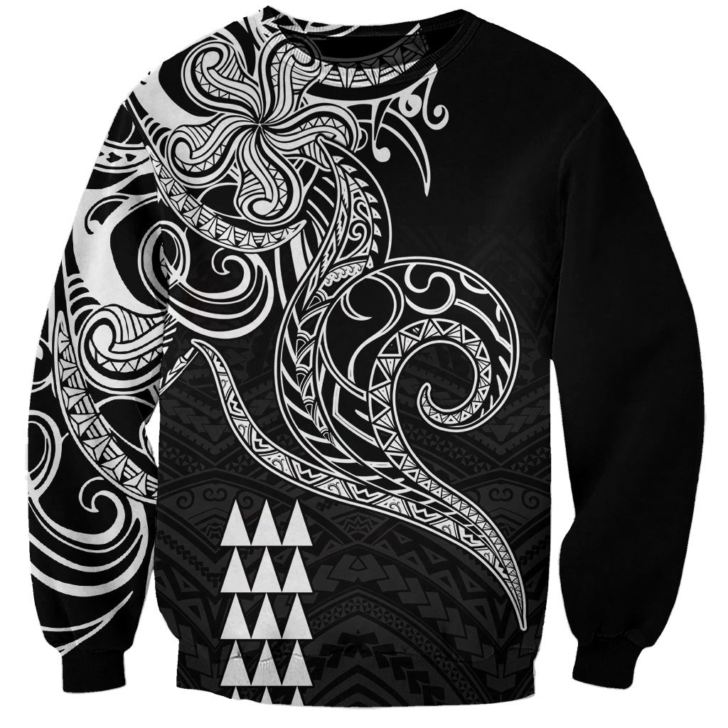 Hawaii Valentine Sweatshirt Kakau Polynesian Heart LT01 Unisex Black - Polynesian Pride