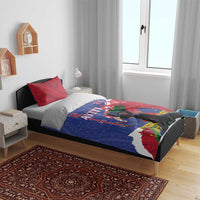 Haiti Le Marron Inconnu Bedding Set Dashiki Mix Polynesian Pattern